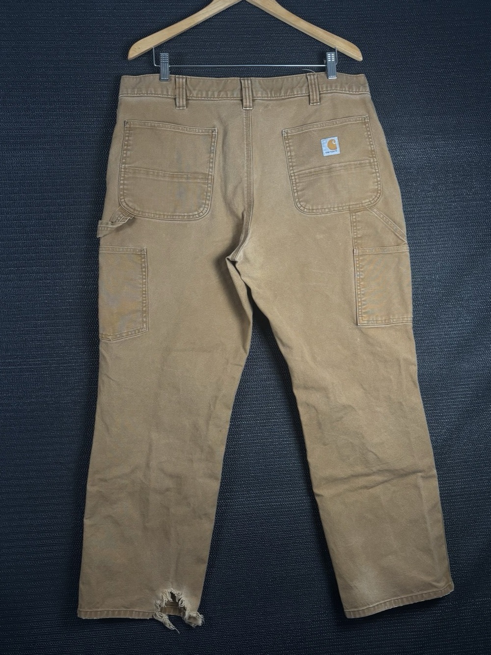 Carhartt Loose Fit Firm Duck Double-Front Utility Work Pant B01 Men's Cargo